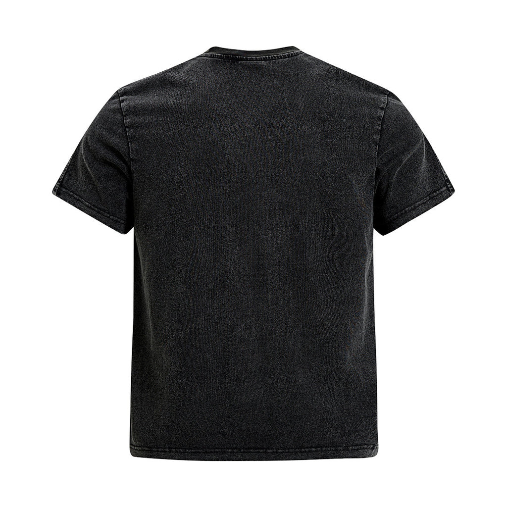 Vintage Acid Wash Number 05 Football T-Shirt - Drenn