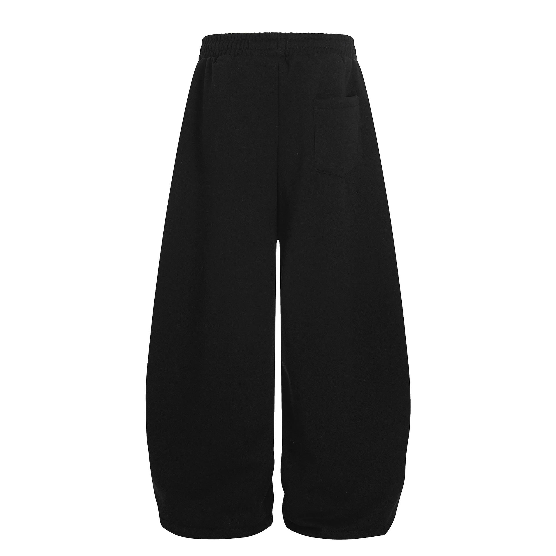 Retro Contrast Panel Drawstring Sweatpants - Drenn
