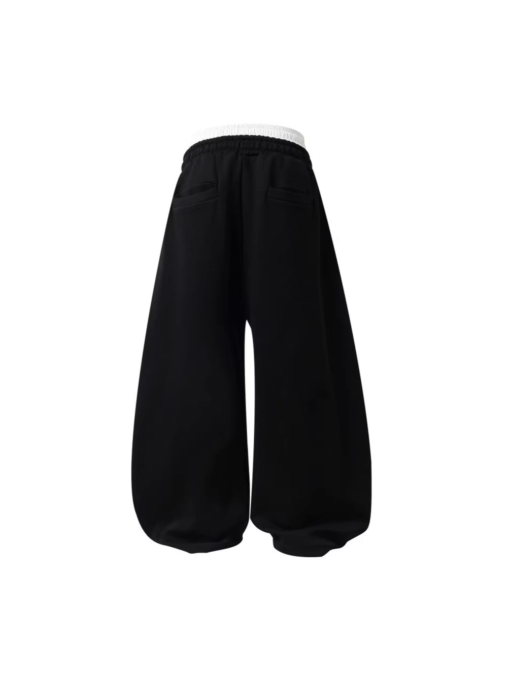 Double Waist Washed Side Stripe Sweatpants - Drenn