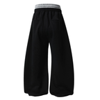 Double-Waisted Ruched Sweatpants - Drenn