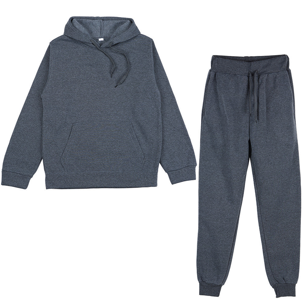 Men’s Oversized Tracksuit Set – Hooded Sweatshirt and Jogger Pants