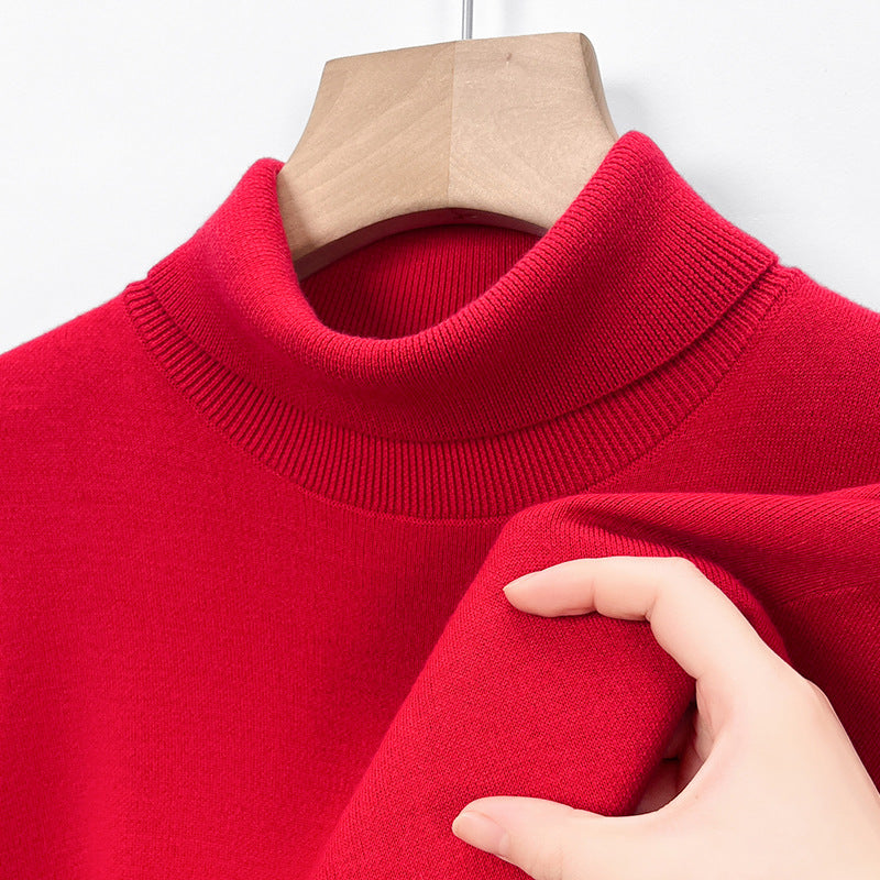 Men’s Slim Fit Turtleneck Sweater | Anti-Pilling Knitted Winter Pullover