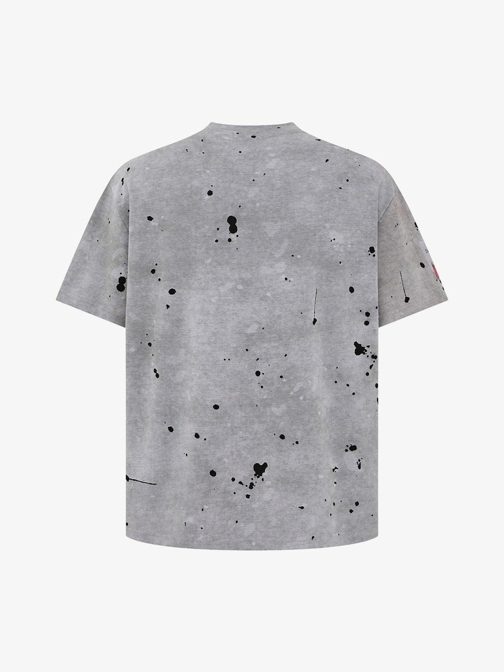 Retro Ink Splash Graphic T-Shirt