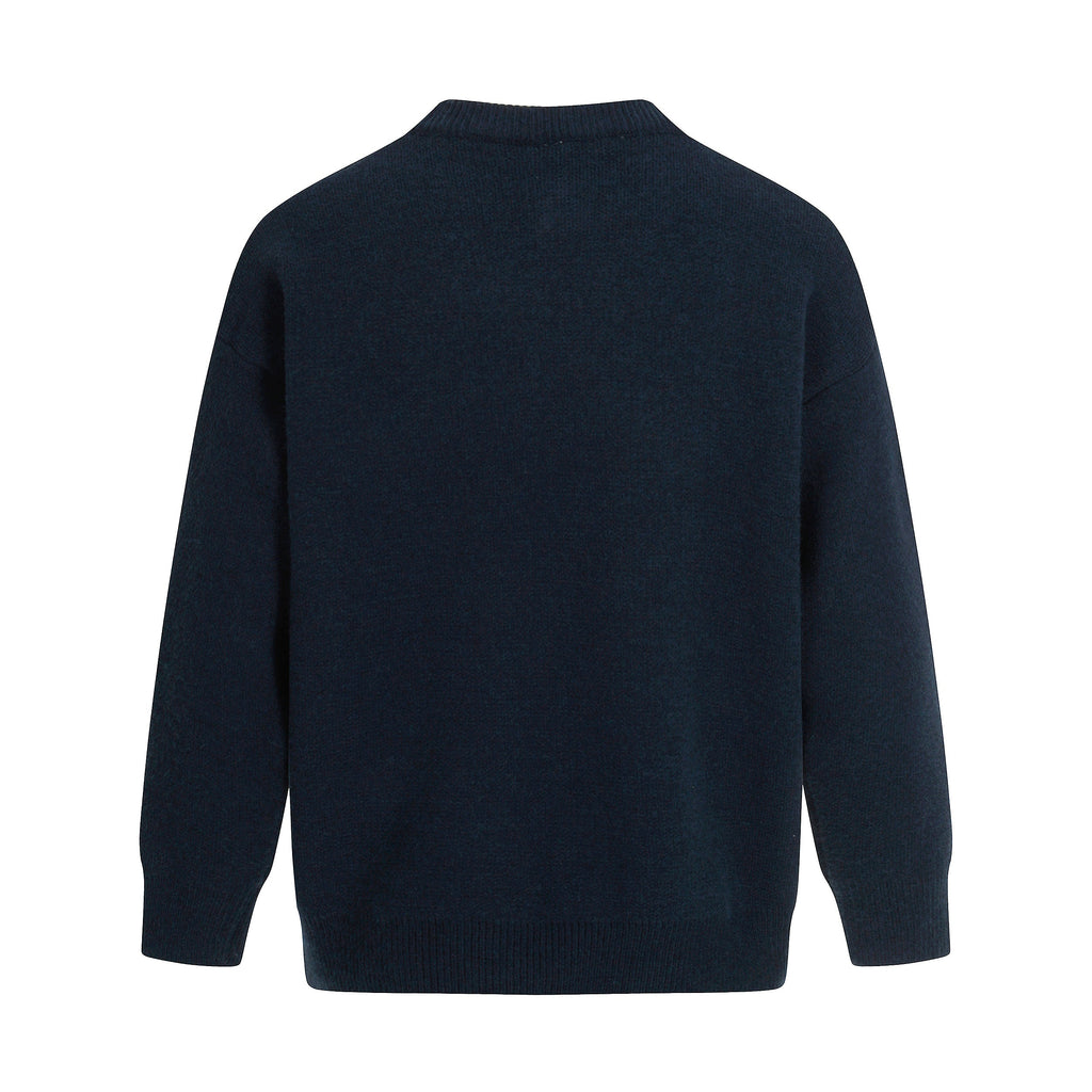 Cyclist Graphic | Knit Retro Cardigan - Drenn