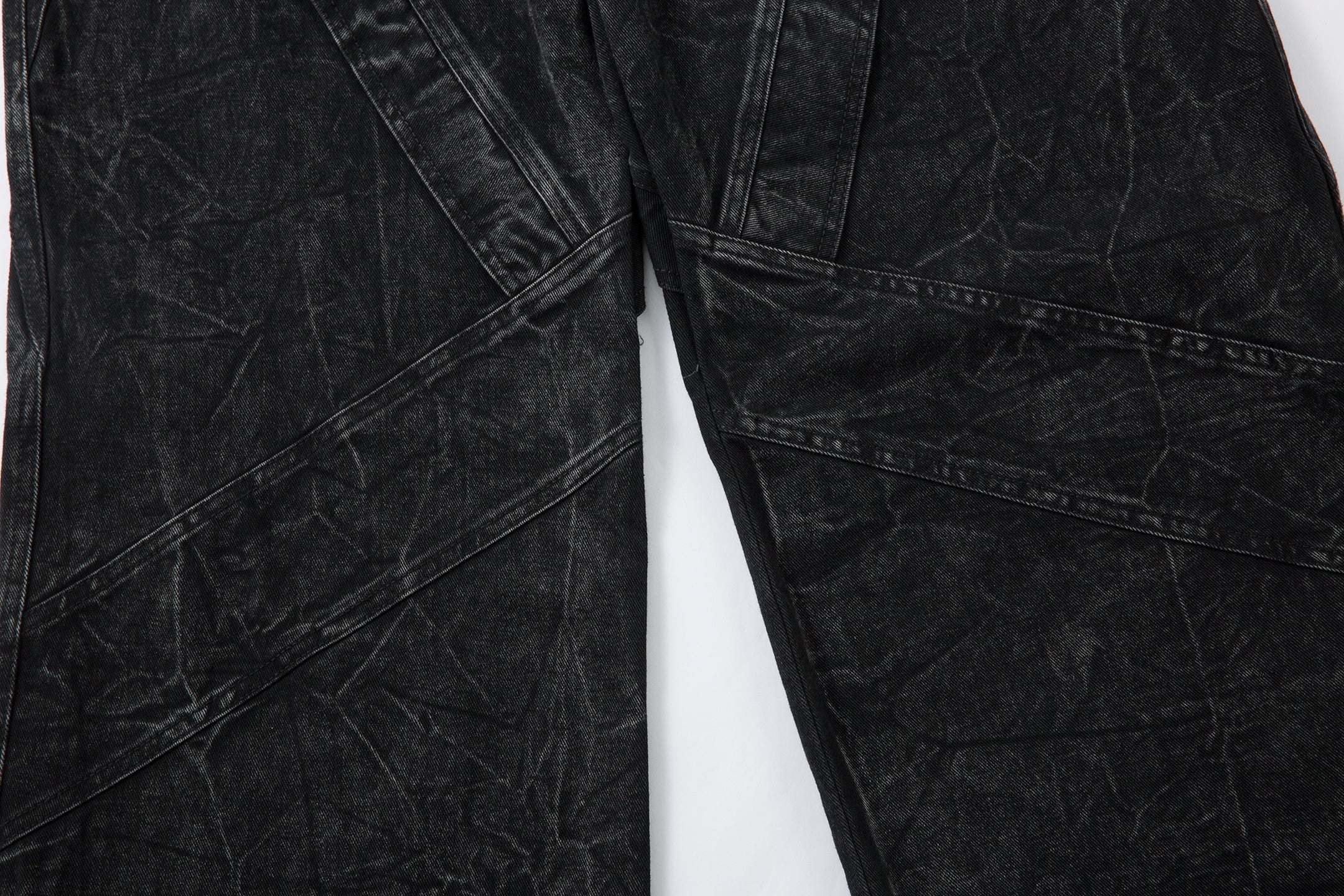 High Street Functional Structured Design Tie-Dye Baggy Jeans - Drenn