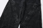 High Street Functional Structured Design Tie-Dye Baggy Jeans - Drenn