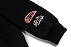 Detachable Hair Clip Decoration Zip Up Hoodie - Drenn