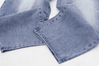 Vintage Washed Patchwork Distressed Scimitar Jeans - Drenn