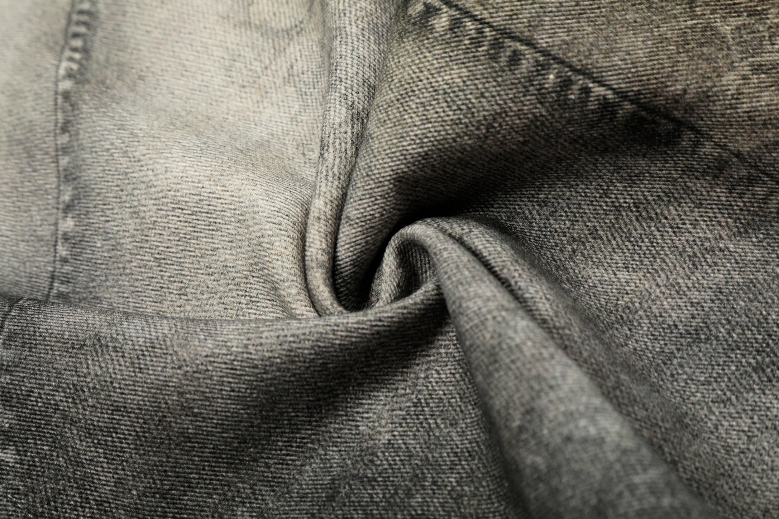 Vintage Heavy Distressed Washed Barrel Jeans - Drenn