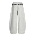 Street Detachable Plaid Waistband Machete Casual Pants - Drenn