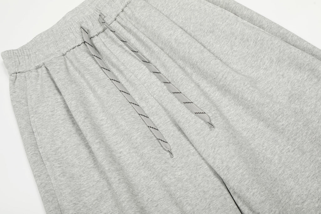 Drawstring Wide Leg Relaxed Sweatpants - Drenn