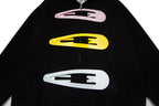 Detachable Hair Clip Decoration Zip Up Hoodie - Drenn