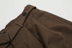 Pleated Belted Machete Track Pants - Drenn