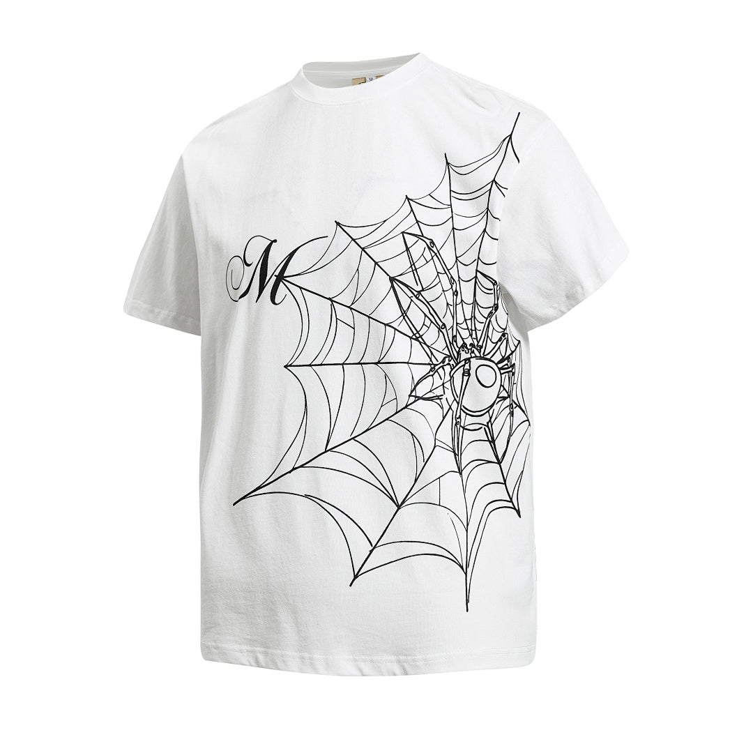 Spider Web Graphic T-Shirt - Drenn