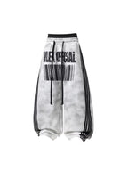 Double Waist Washed Side Stripe Sweatpants - Drenn
