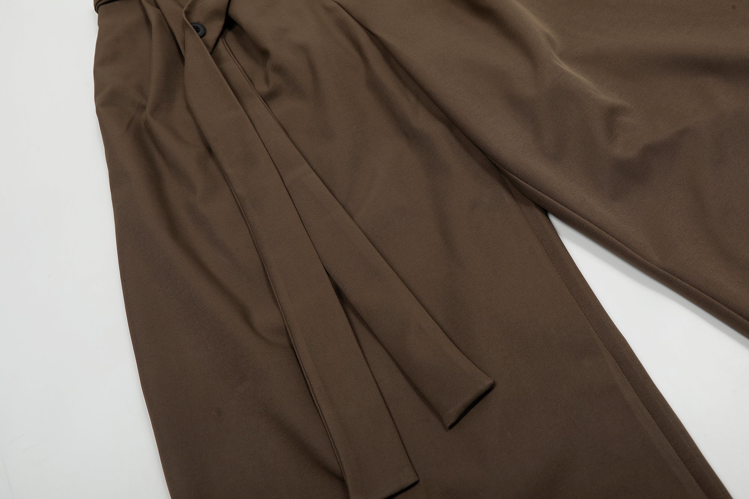 Pleated Belted Machete Track Pants - Drenn