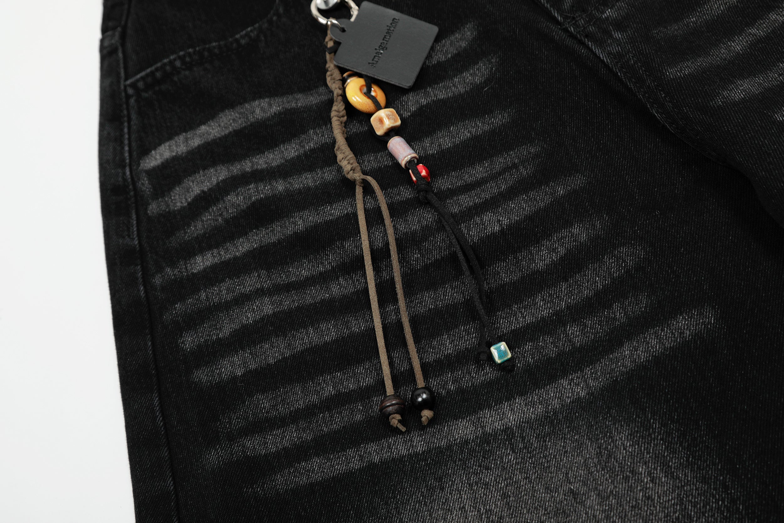 Vintage Embroidered Cross Washed Scimitar Jeans - Drenn