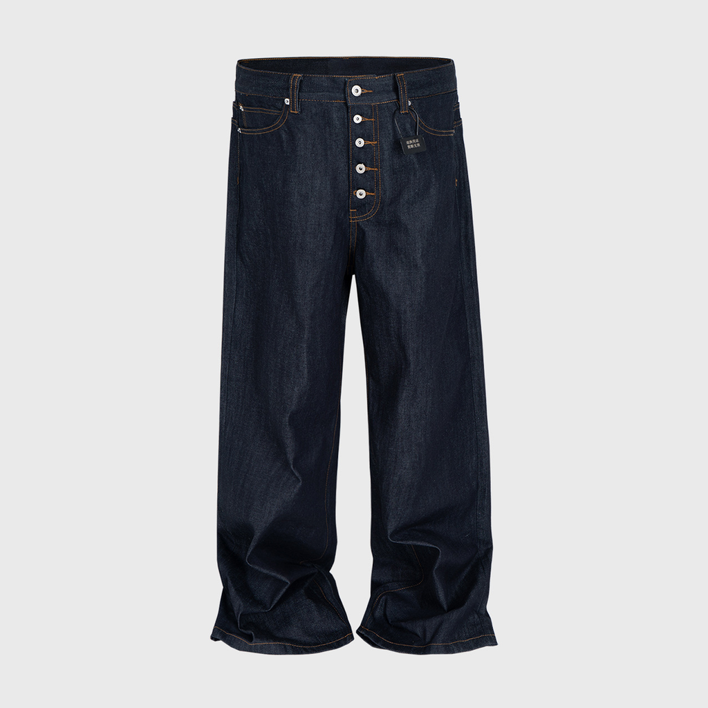 Scimitar 3D Baggy Original Denim Straight Jeans - Drenn