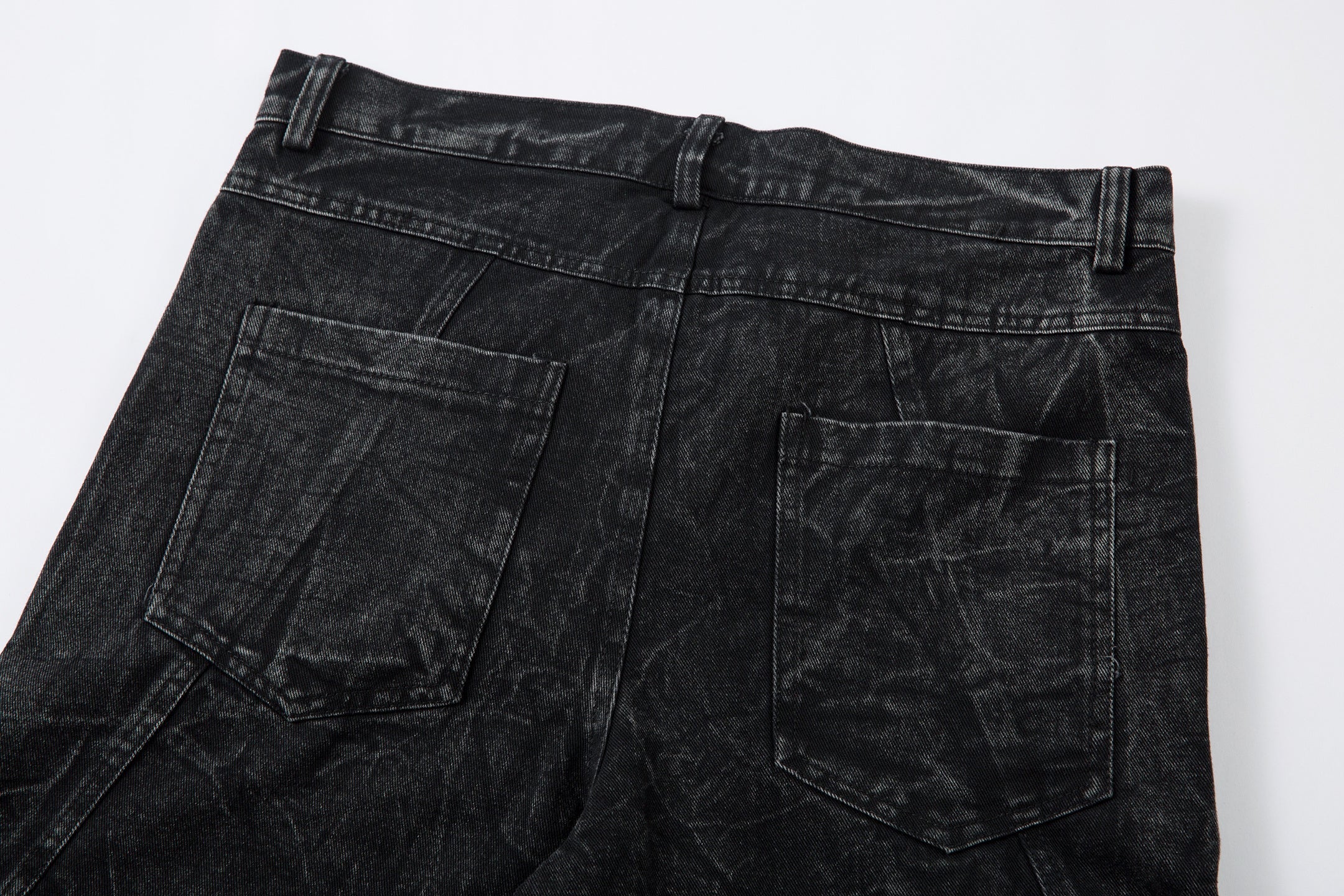 High Street Functional Structured Design Tie-Dye Baggy Jeans - Drenn