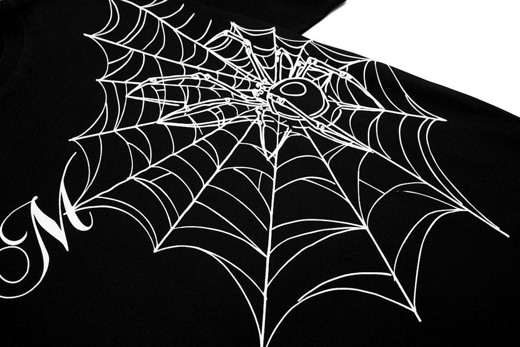 Spider Web Graphic T-Shirt - Drenn
