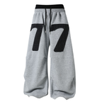 Double-Waisted Ruched Sweatpants - Drenn