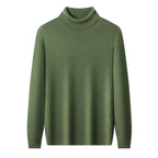 Men’s Slim Fit Turtleneck Sweater | Anti-Pilling Knitted Winter Pullover