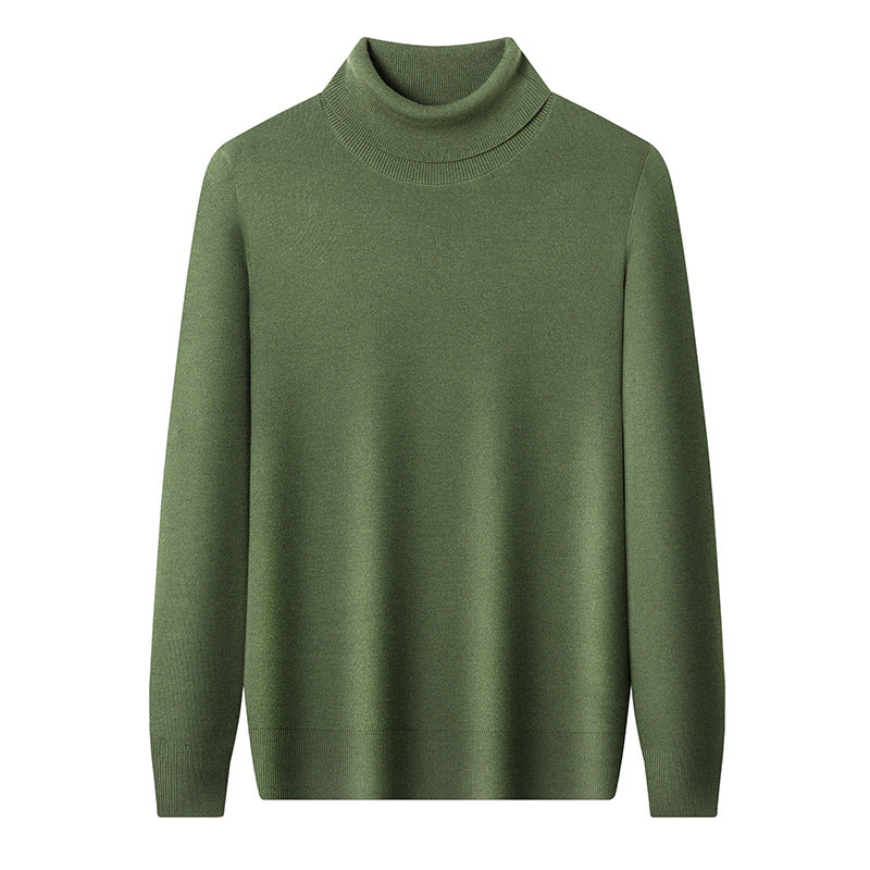Men’s Slim Fit Turtleneck Sweater | Anti-Pilling Knitted Winter Pullover