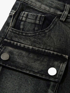 Embroidered Hip-Hop Street Style Jeans