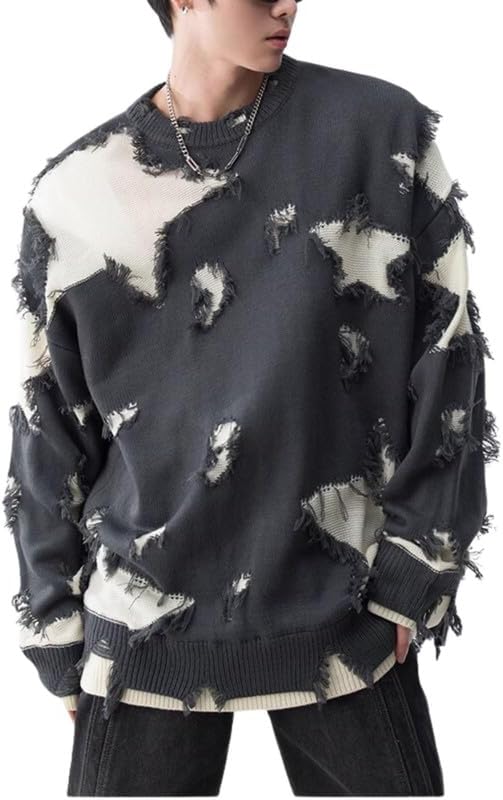 Men's Oversized Gothic Sweater