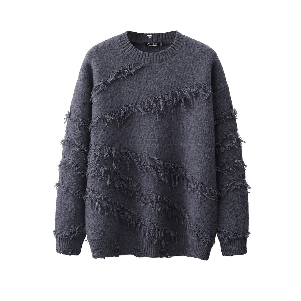 Unisex Vintage Tassel Loose Fit Sweater