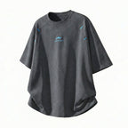 Men's Structured Textured Panel T-Shirt