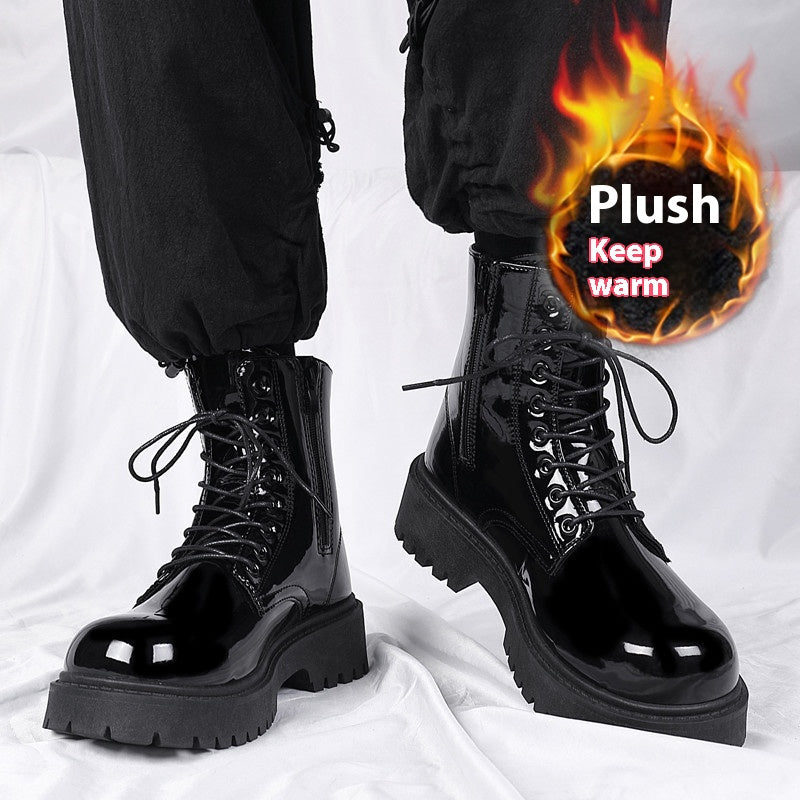 Skórzane buty wojskowe