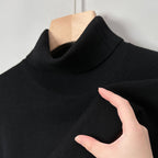 Men’s Slim Fit Turtleneck Sweater | Anti-Pilling Knitted Winter Pullover