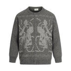 Cyclist Graphic | Knit Retro Cardigan - Drenn