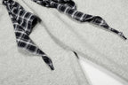 Street Detachable Plaid Waistband Machete Casual Pants - Drenn