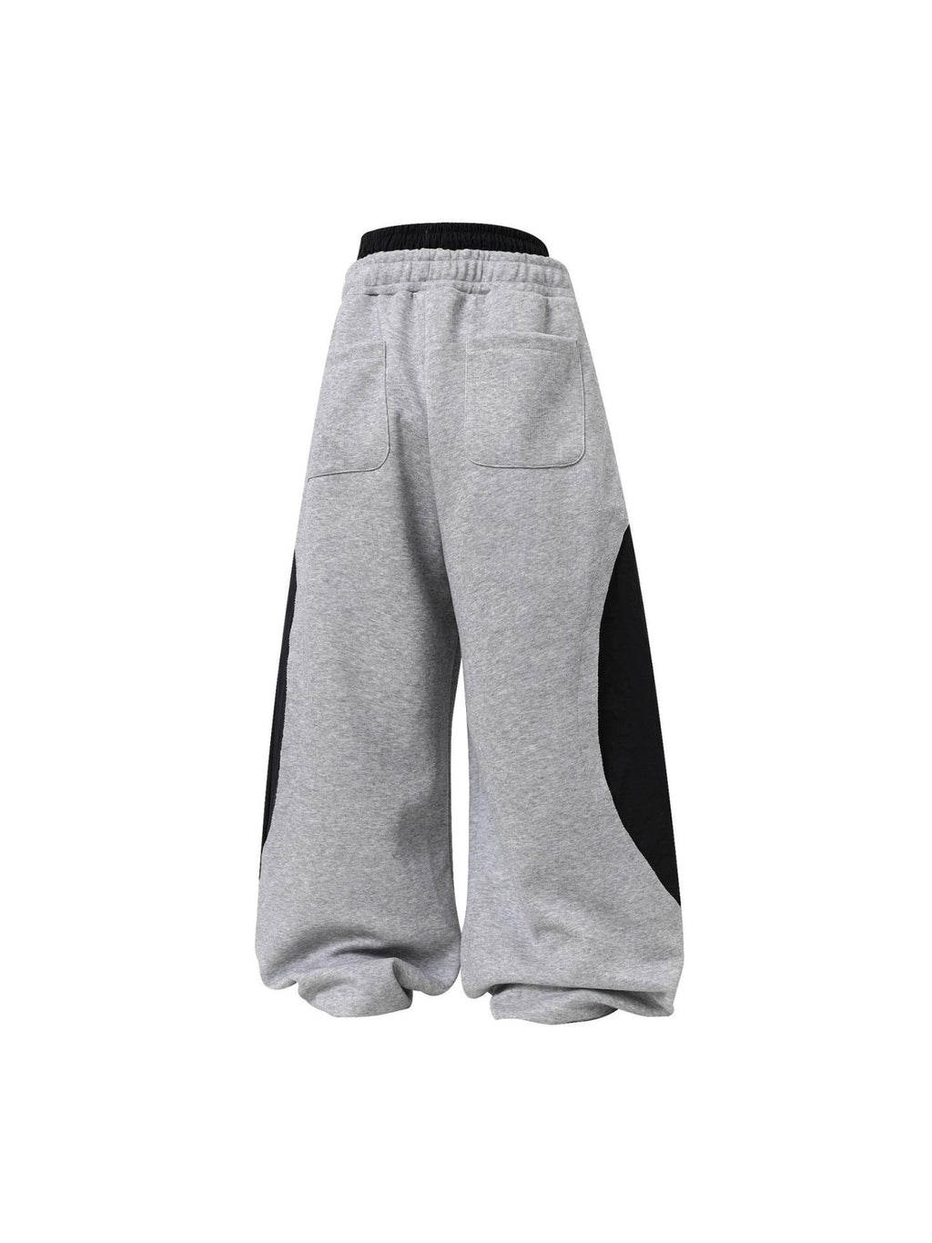 Striped Panel Wide Leg Sweatpants - Drenn