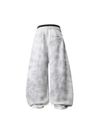 Double Waist Washed Side Stripe Sweatpants - Drenn