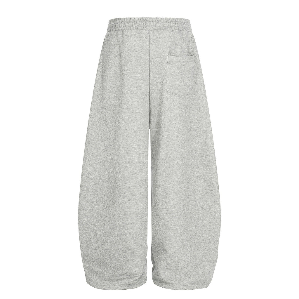 Retro Contrast Panel Drawstring Sweatpants - Drenn