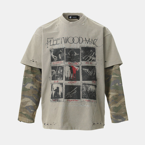 Koszulka oversize z grafiką Fleetwood Mac
