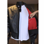 Men's Vintage Faux Leather Motorcycle Jacket