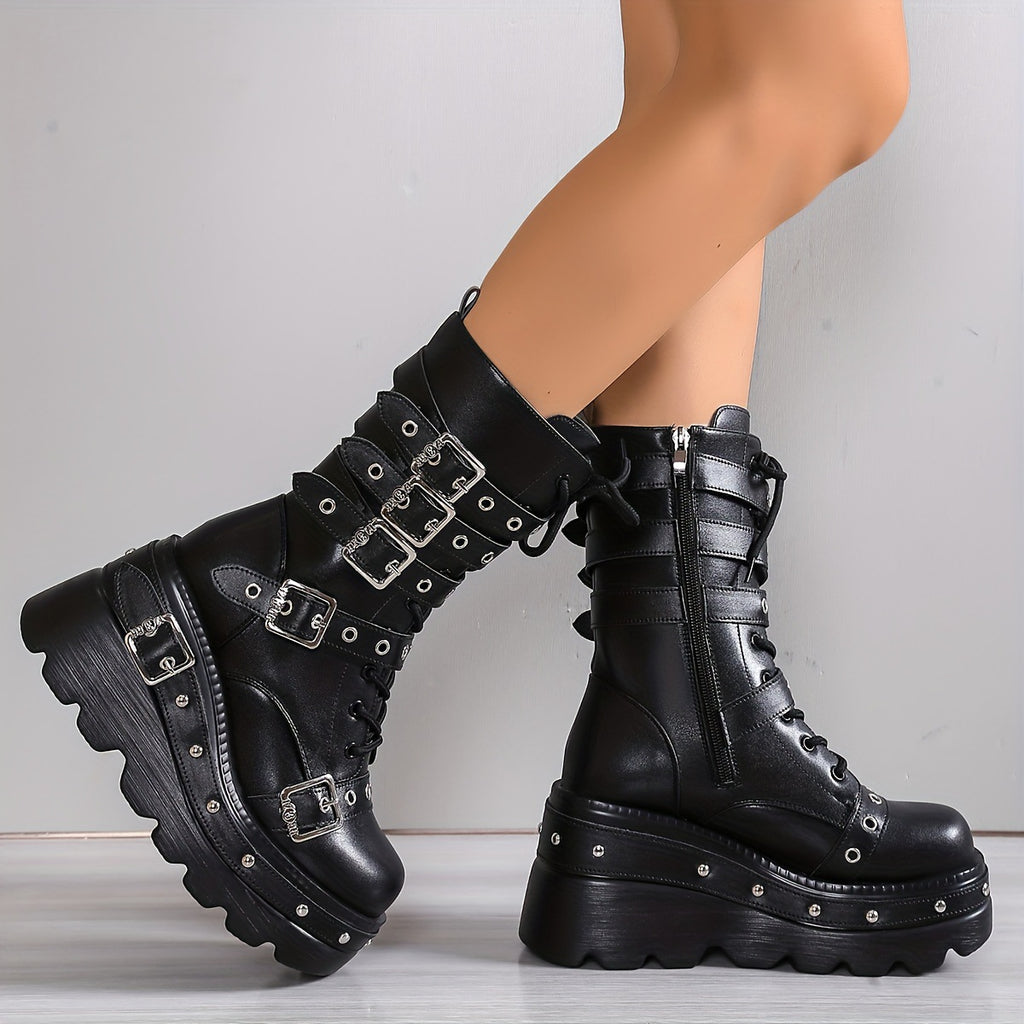 Women’s Platform Mid-Calf Boots