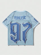 Odważny t-shirt z grafiką o wyrazistym, nieustraszonym charakterze