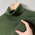 Men’s Slim Fit Turtleneck Sweater | Anti-Pilling Knitted Winter Pullover