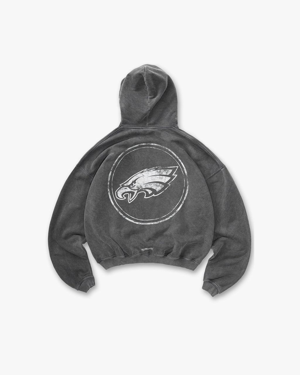 Drenn Vintage Grey Philadelphia Eagles Graphic Hoodie