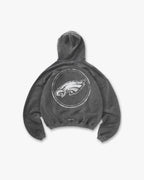 Drenn Vintage Grey Philadelphia Eagles Graphic Hoodie