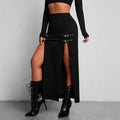 Women's Slim-Fit High-Slit Midi Skirt