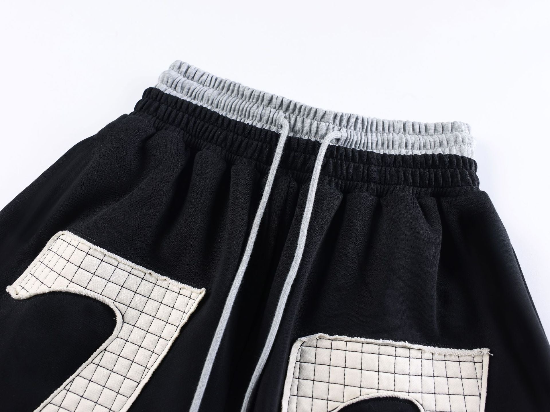 Double-Waisted Ruched Sweatpants - Drenn