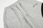 Retro Contrast Panel Drawstring Sweatpants - Drenn