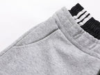 Striped Panel Wide Leg Sweatpants - Drenn