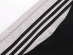 Striped Panel Wide Leg Sweatpants - Drenn